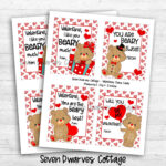 Free Printable Gummy Bear Valentine Printable Gummy Bear Valentines