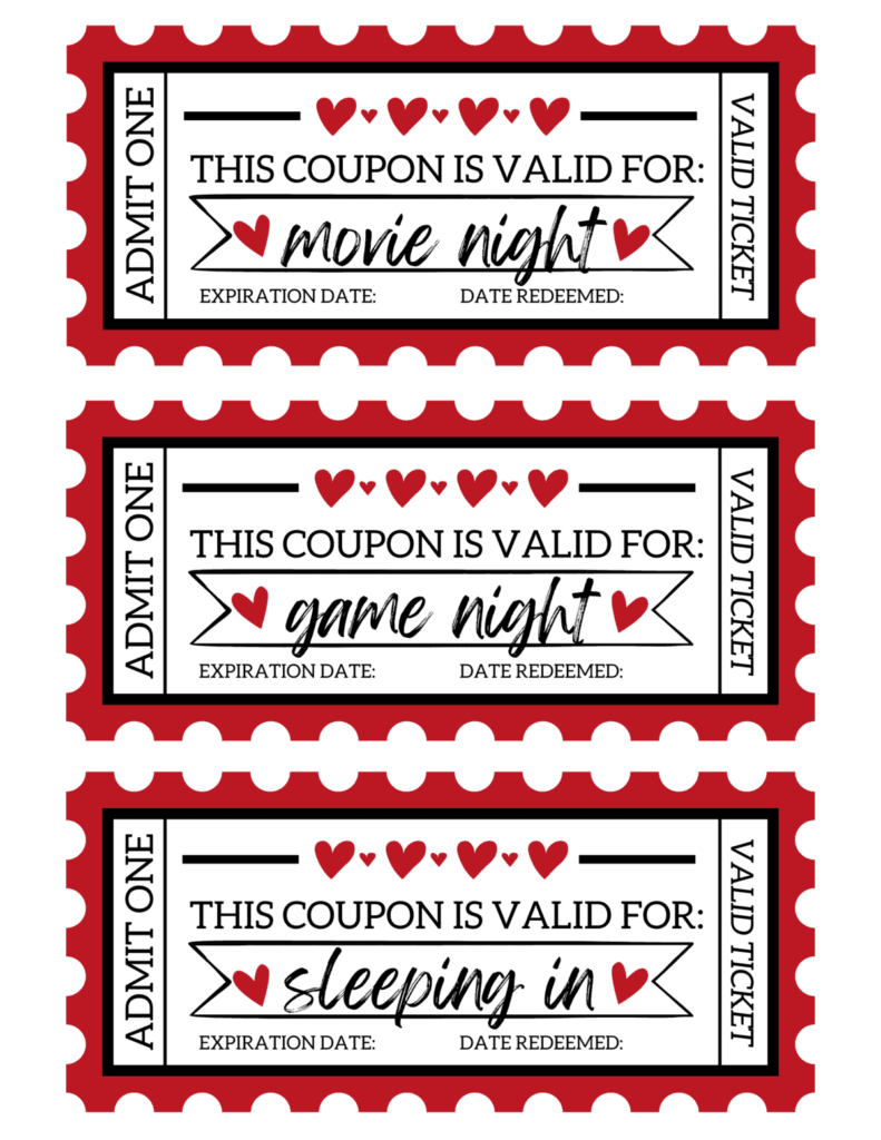 Free Printable Love Coupons For Him Prudent Penny Pincher