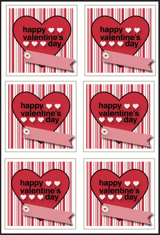 Free Printable Mini Valentine Cards