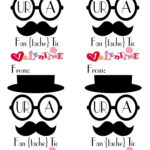 Free Printable Mustache Valentine Cards Free Templates Printable