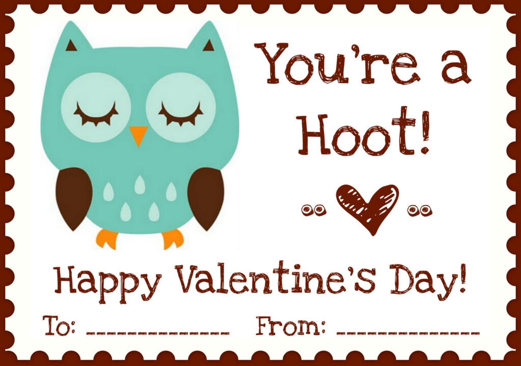 Free Printable Owl Valentine Cards Free Templates Printable