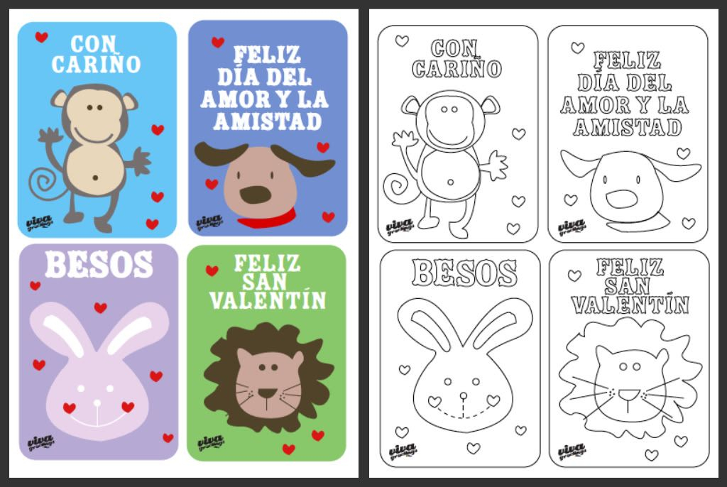 Free Printable Spanish Valentine Cards FREE PRINTABLE TEMPLATES