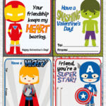 FREE Printable Superhero Valentine s Day Cards Kat Balog