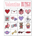 Free Printable Valentine Bingo Cards For Large Groups High Resolution