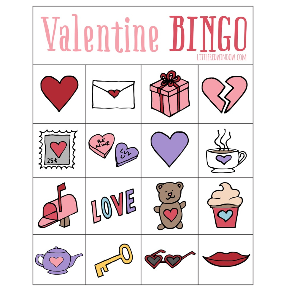 Free Printable Valentine Bingo Cards For Large Groups High Resolution 