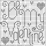 Free Printable Valentine Cross Stitch Patterns Printable Templates