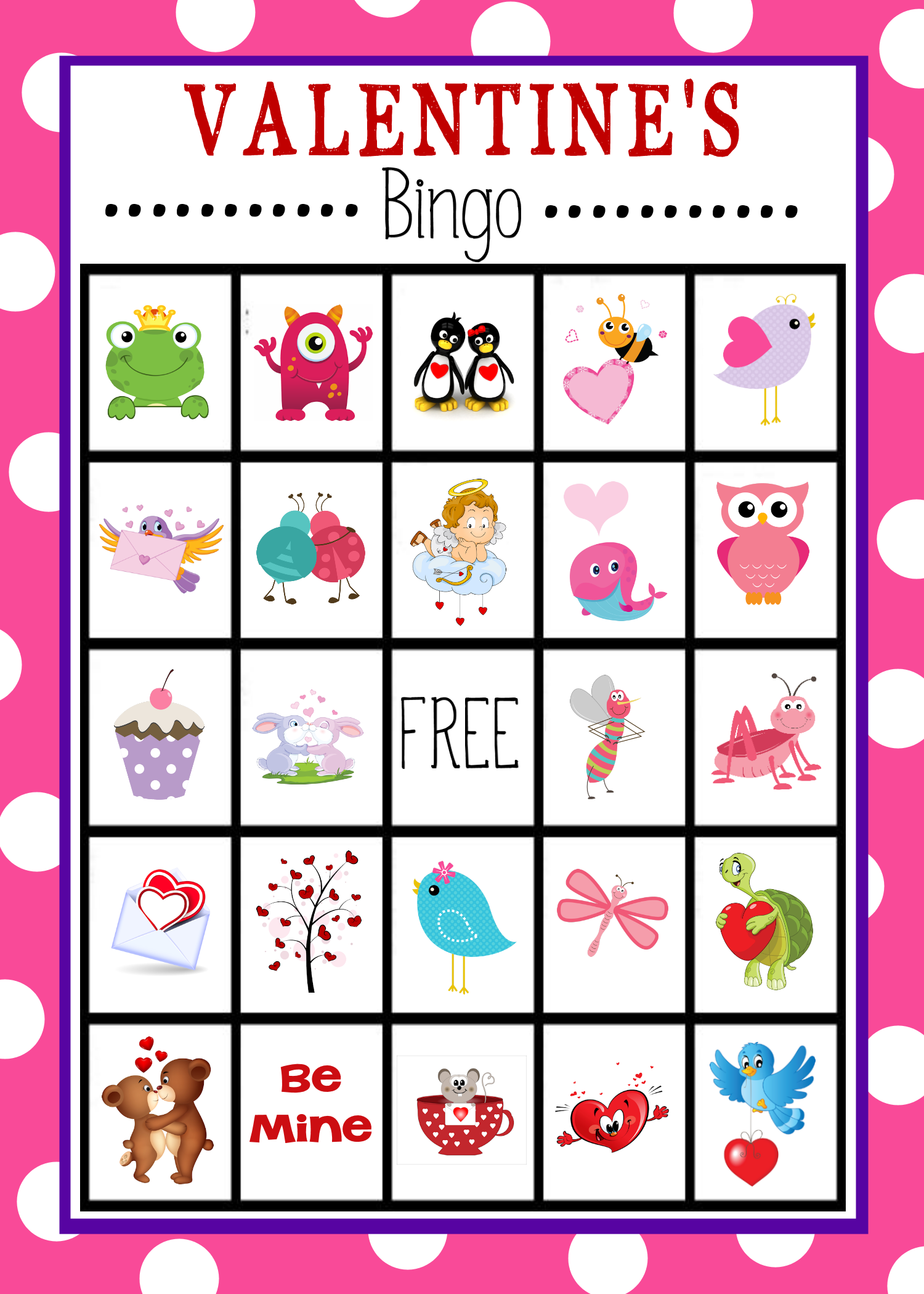 Free Printable Valentine Games