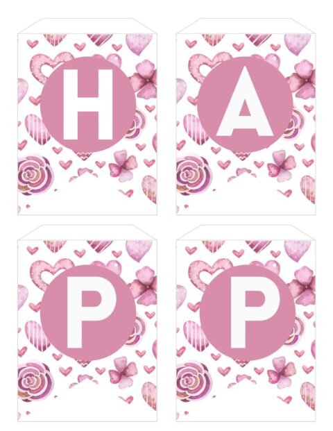 Free Printable Valentine s Day Banner Simply Love Printables