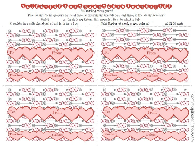 Free Printable Valentine s Day Candy Grams Easy Peasy Pleasy