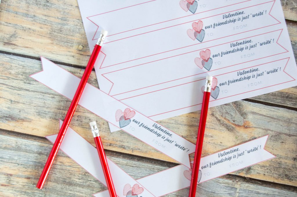  Free Printable Valentine s Pencil Topper The gingerbread house co uk