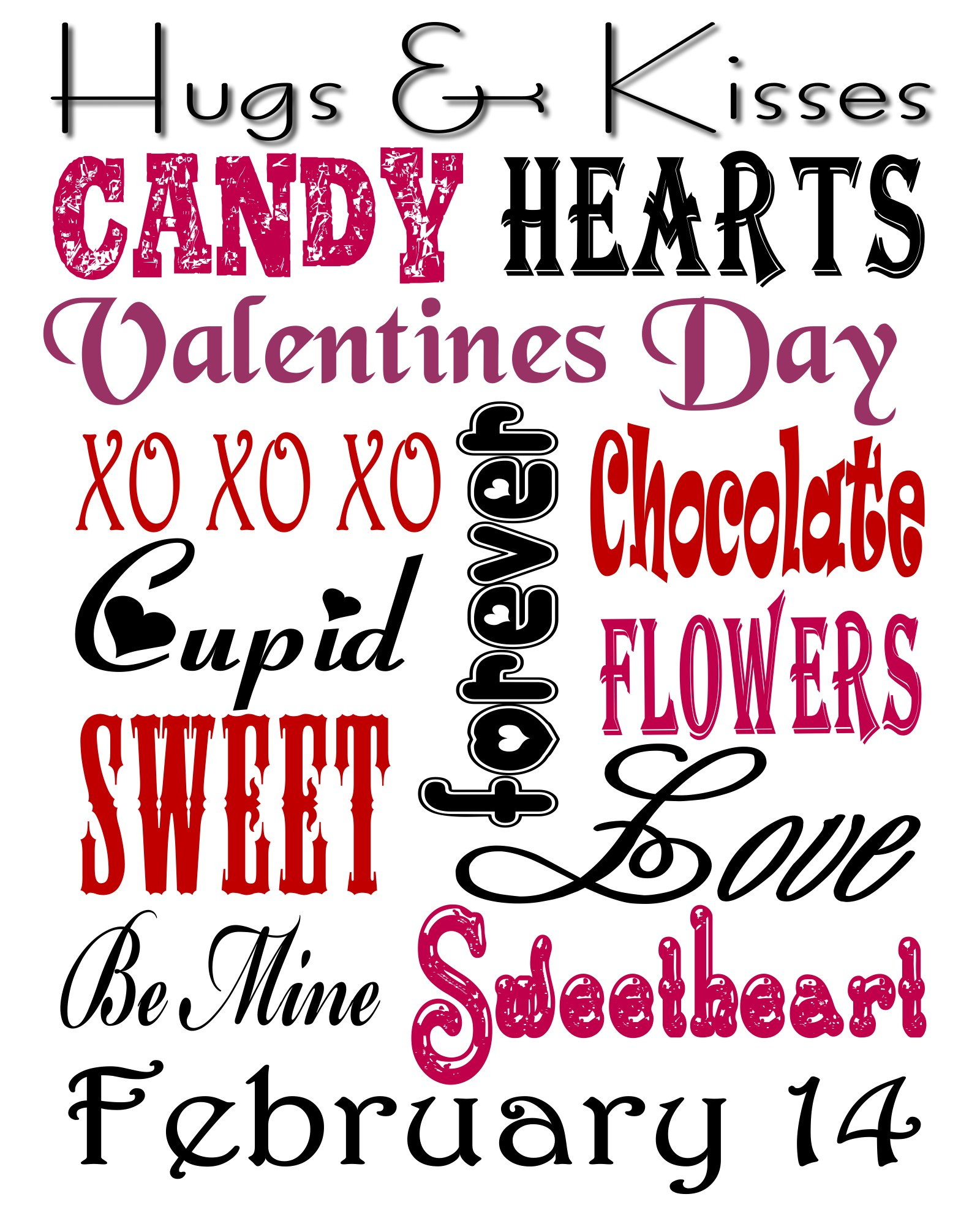 Free Printable Valentine Subway Art Free Templates Printable