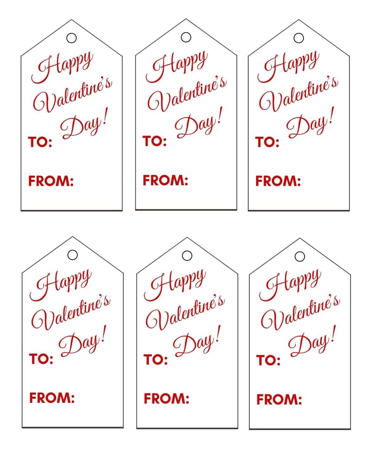 Free Printable Valentine Tags Add A Little Adventure