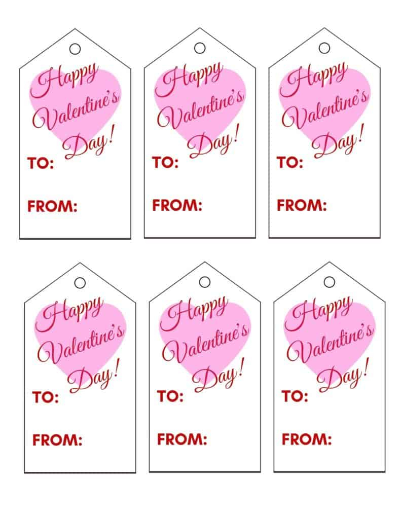 Free Printable Valentine Tags Add A Little Adventure