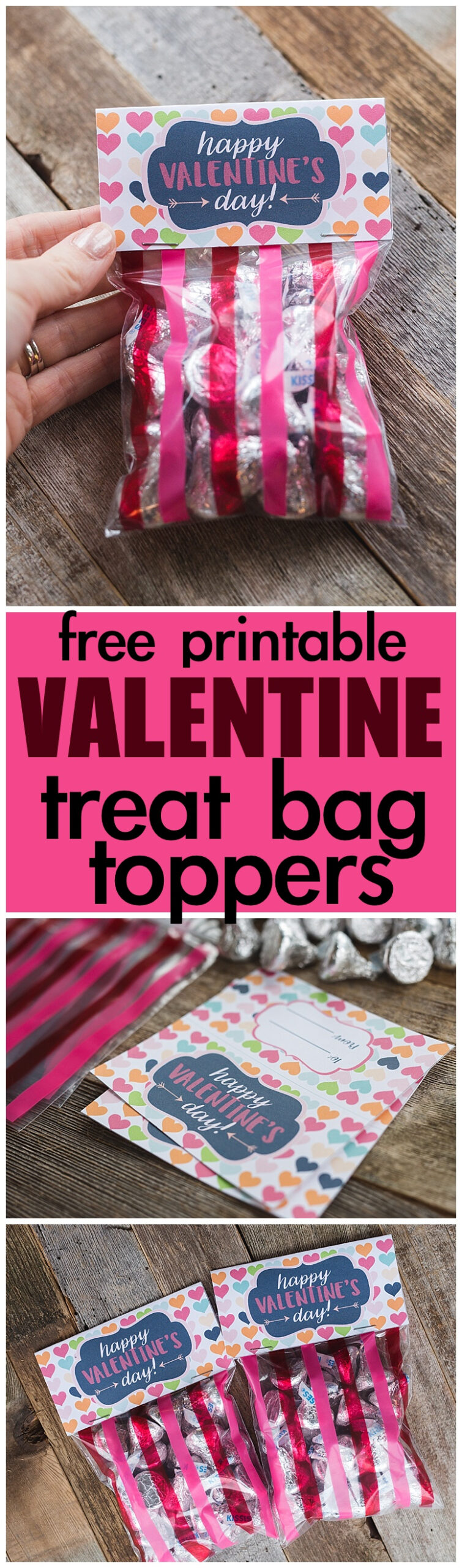 Free Printable Valentine Treat Bag Toppers Printable Calendars AT A 