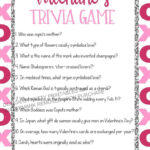 Free Printable Valentine Trivia