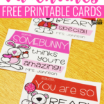 Free Printable Valentines Cards For Teachers Calendar Printables