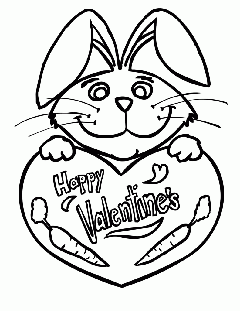 Free Printable Valentines Cards To Color