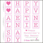 Free Printable Valentines Day Banner Printable