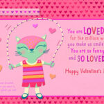 Free Printable Valentines Day Cards For Daughter Printable Templates