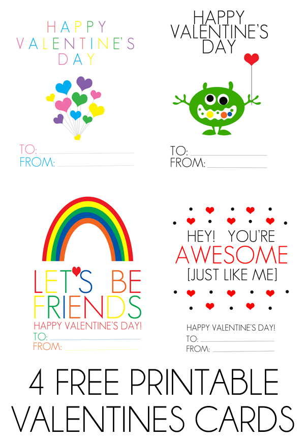 Free Printable Valentines For Students