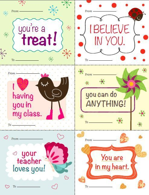 FREE Printable Valentines For Students From Teacher Thanks Scholastic