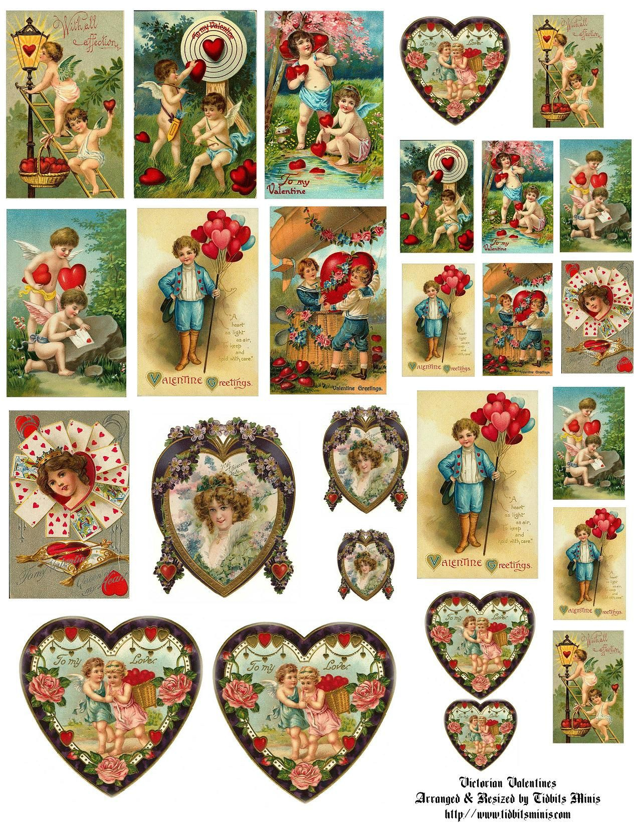 Free Printable Vintage Valentine Images