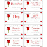 Free Romantic Printables Love Coupons Coupon Books For Boyfriend