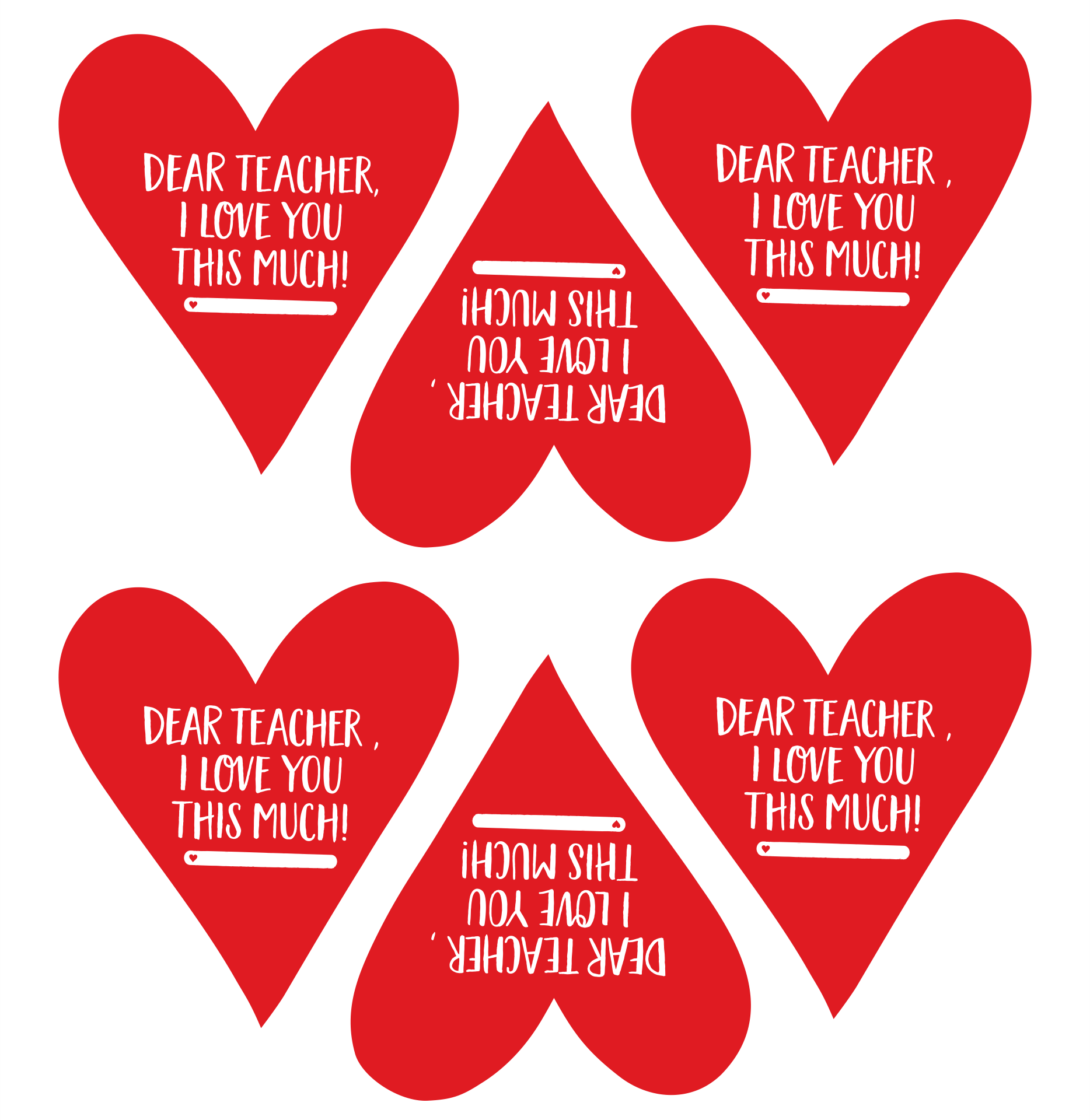 Free Teacher Valentine Printables