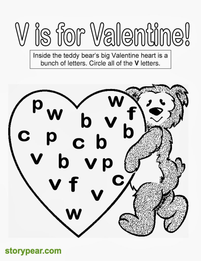 Free Valentine Printable Worksheets