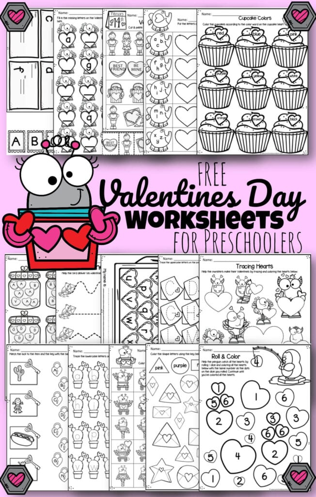 Free Valentine Worksheets And Printables FREE PRINTABLE TEMPLATES