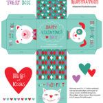 Free Valentines Day Printable Boxes Indie Crafts