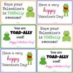 Frog Valentine Cards DIY Printable Valentine Cards