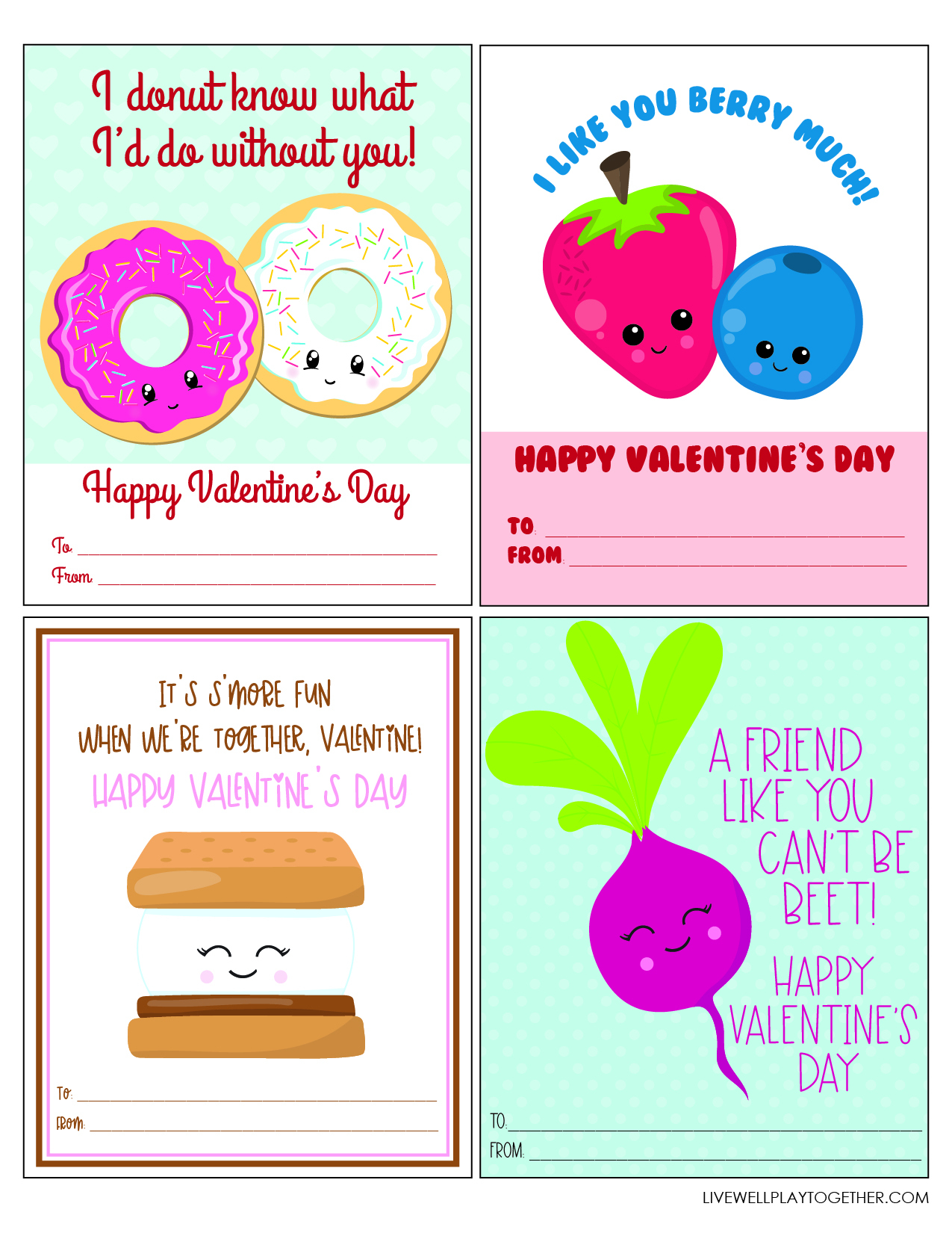 Funny Valentines Day Cards Printable