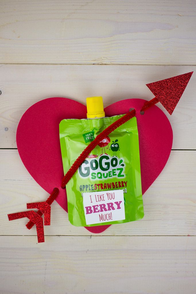 GoGo SqueeZ Valentine I Like You Berry Much Valentines For Kids 