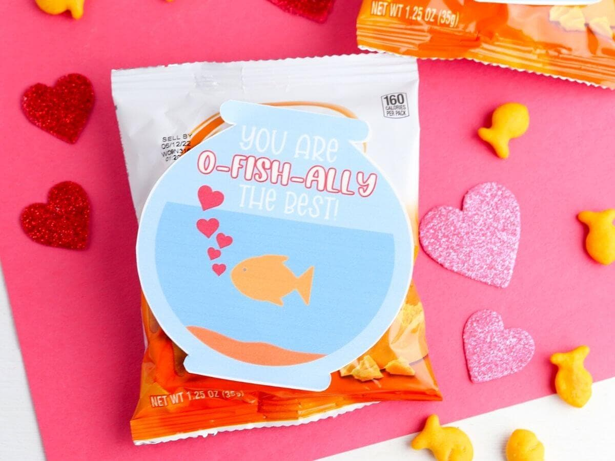 Goldfish Valentine Cards