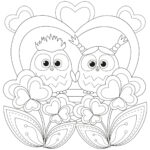 Happy Valentines Day Coloring Pages Printable