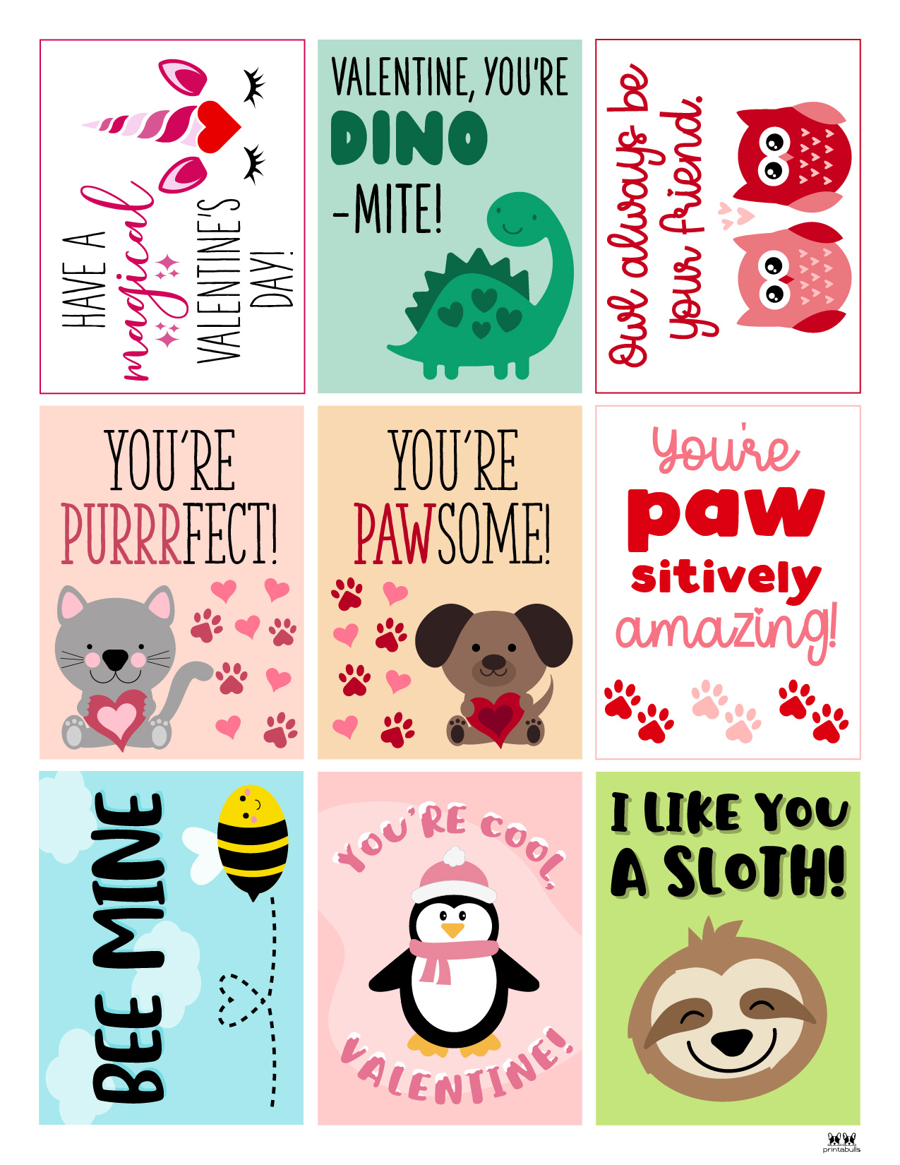 Happy Valentines Day Printable Cards