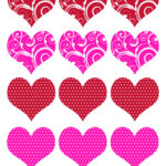 Heart Templates I Heart Frugal Free Printable Heart Templates Diy 100