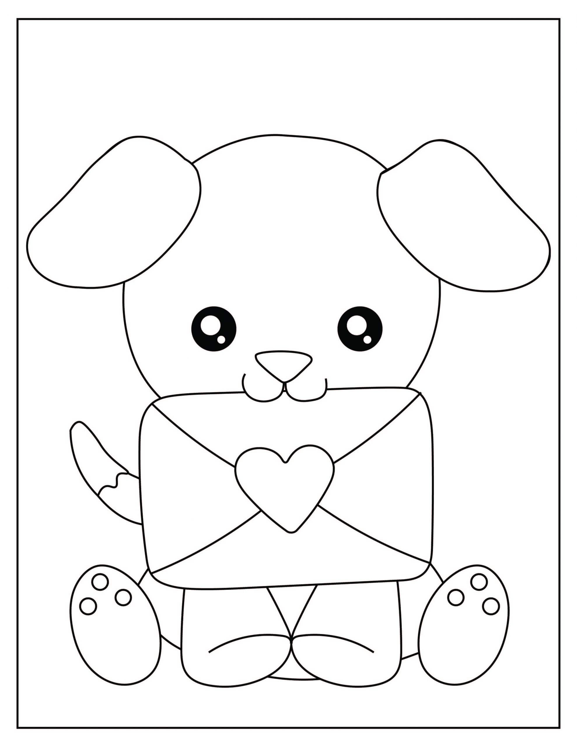 Heart Touching Valentines Day Coloring Pages 2024