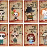 Horror Valentines Day Png Bundle Spooky Valentine Printable Etsy