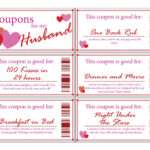 Husband Love CouponsPrintableDigitalStocking