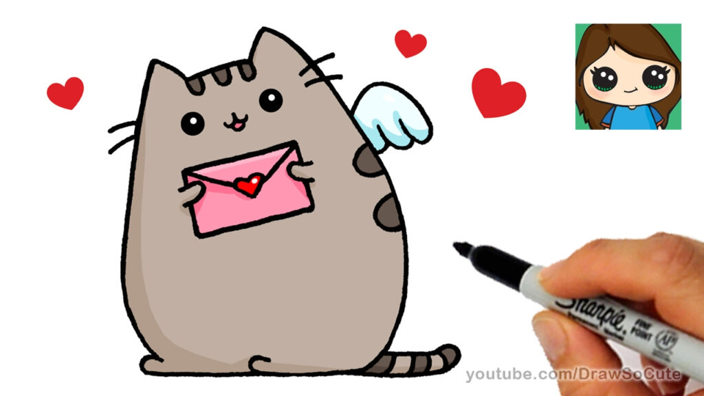 Kawaii Pusheen Valentines Day Merryheyn