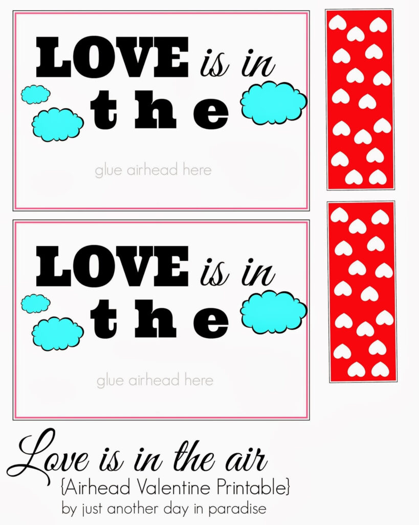 Larissa Another Day Love Is In The Air Valentine printable 