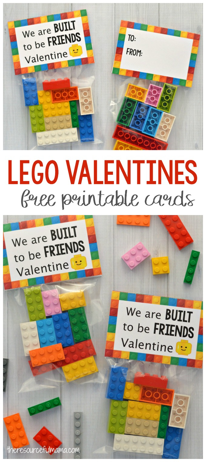 Lego Valentine Printables