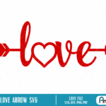 Love Arrow Svg A Valentine Arrow Vector File