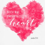 Lovely Valentine Printables Free Printable Included Psalms Verses