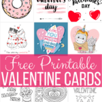 Make Your Own Valentine Card Printables