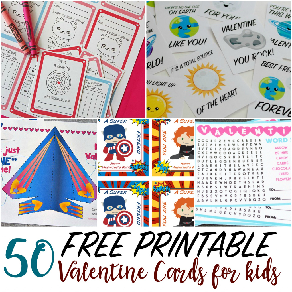 Make Your Own Valentine Card Printables