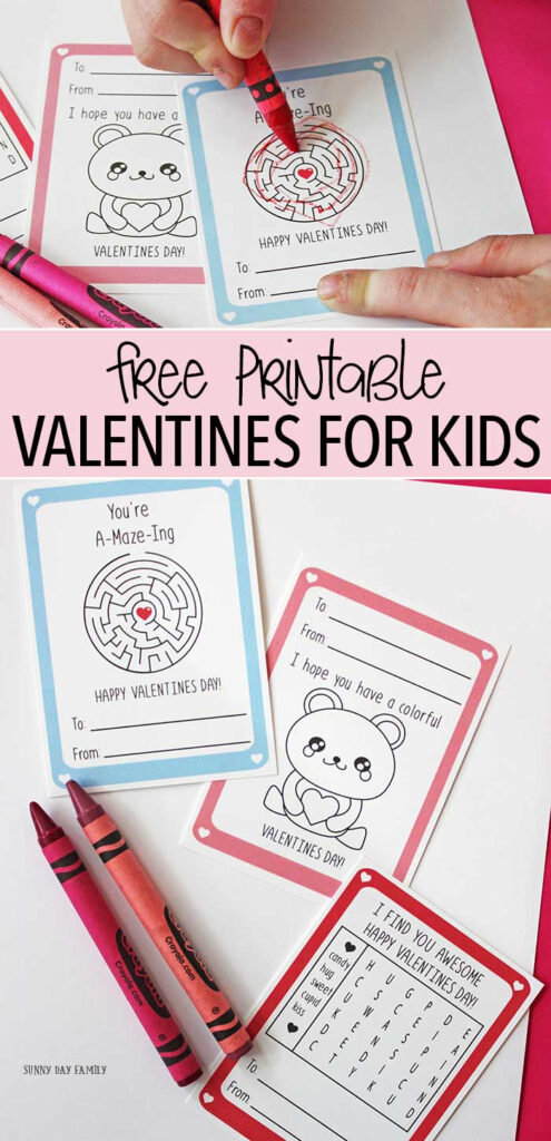 Make Your Own Valentine Card Printables