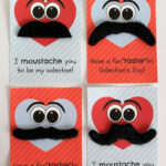 Moustache Valentines With Free Printable Homemade Heather